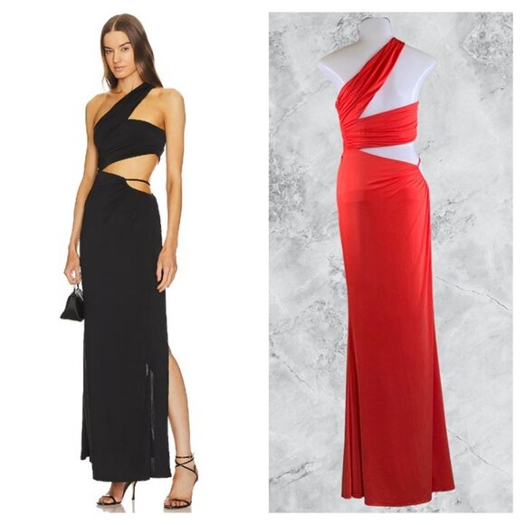 Michael Costello x REVOLVE Priya Dress - Red - Picture 1 of 10